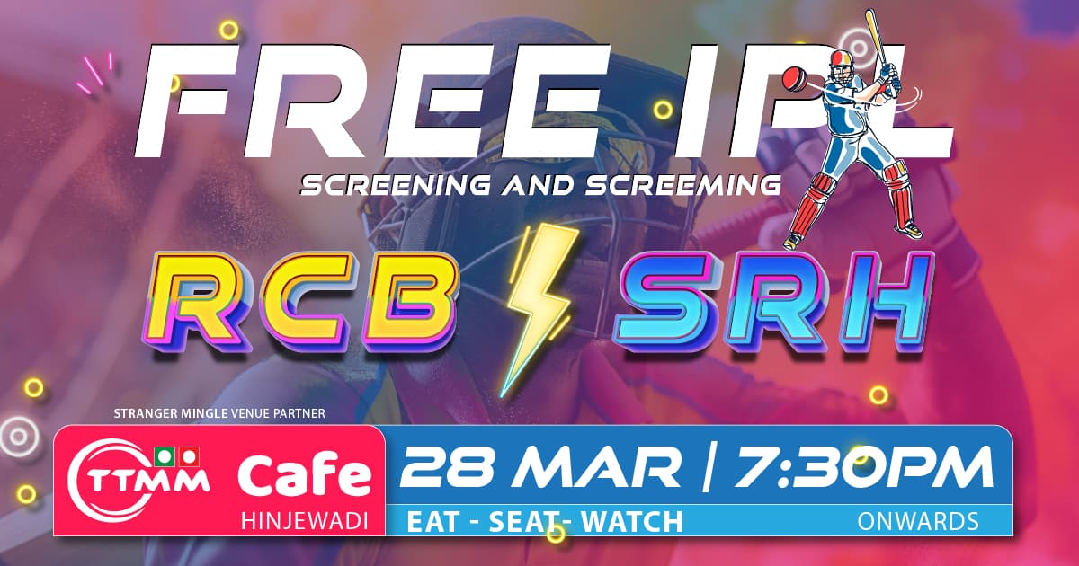 Free IPL Live Screening | RCB vs SRH | 28 MAR 🏏 
