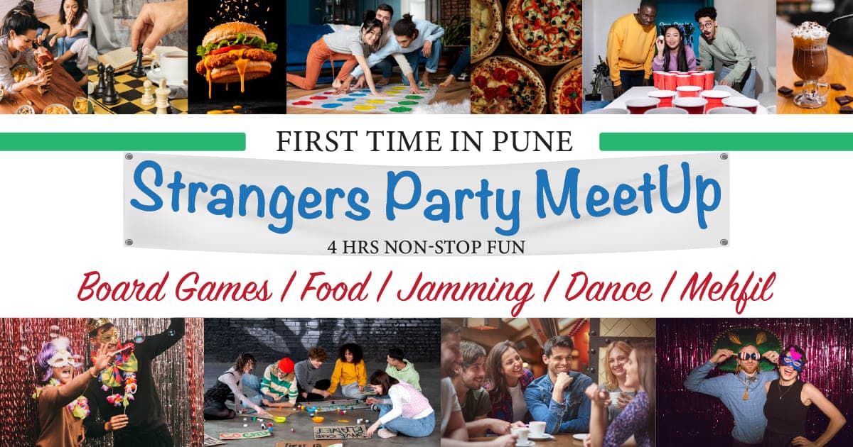 Poster of Stranger Party Meetup | Pune | 12 APR