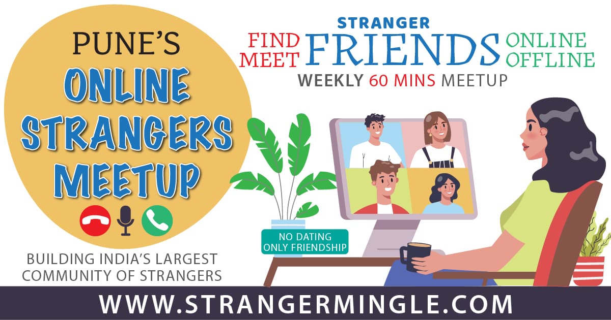 Poster of Online Strangers Meetup | Pune | 29 MAR