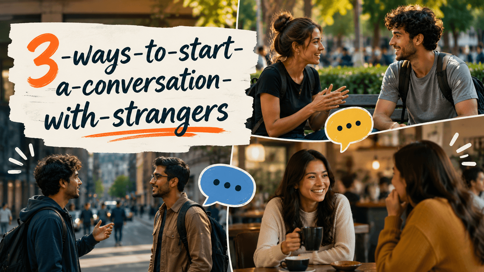 3 Ways to Start a Conversation with Strangers