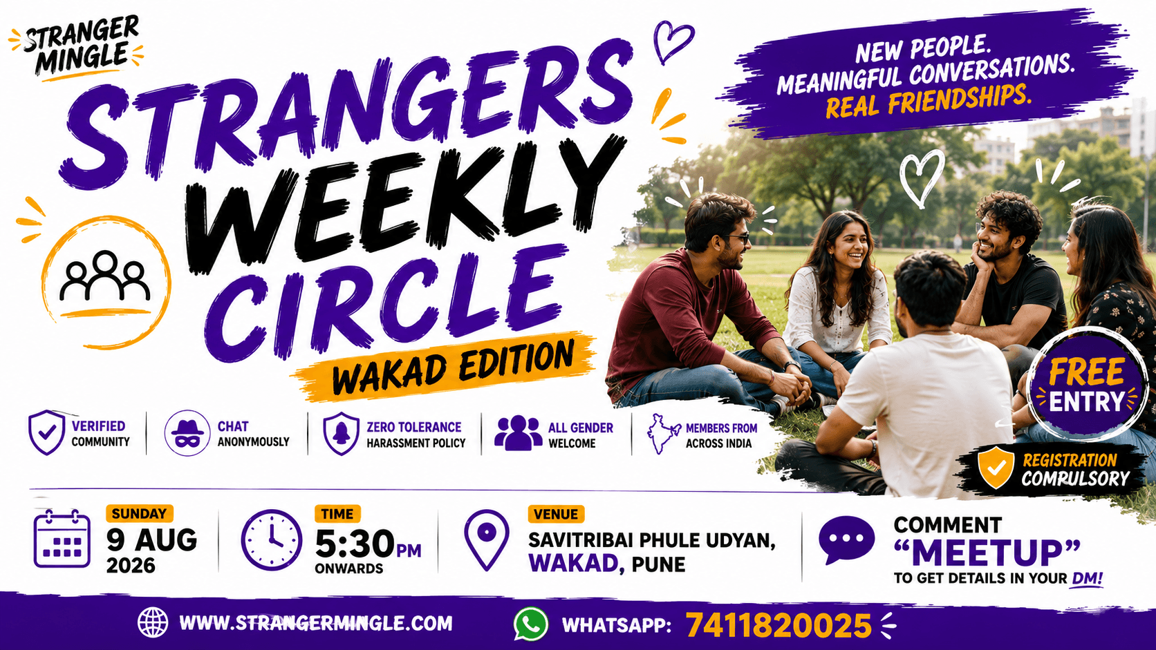 Poster of Strangers Weekly Circle | Wakad Edition | 9 AUG
