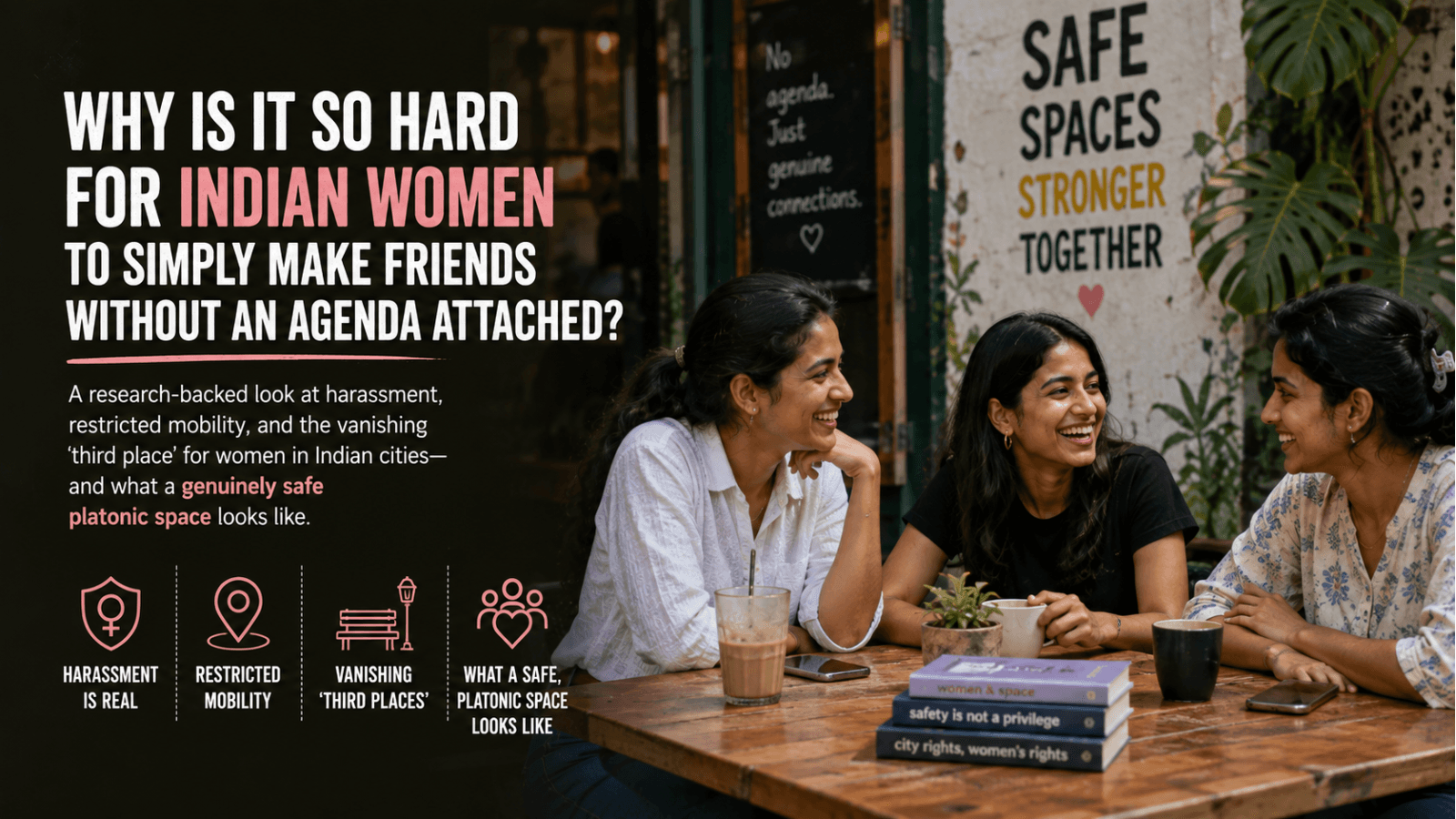 Why Women in India Especially Struggle to Find Safe Platonic Spaces to Socialise