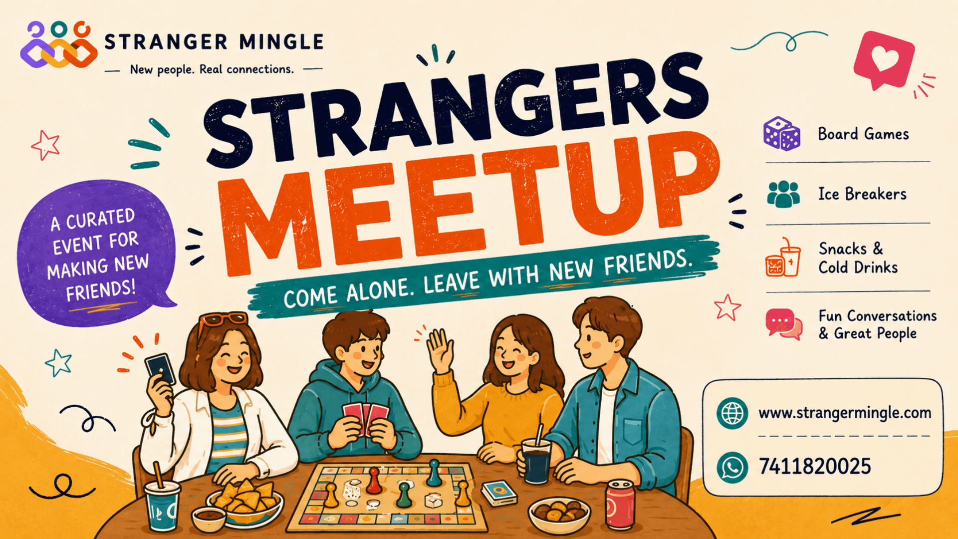 Strangers Meetup | Aundh, Pune