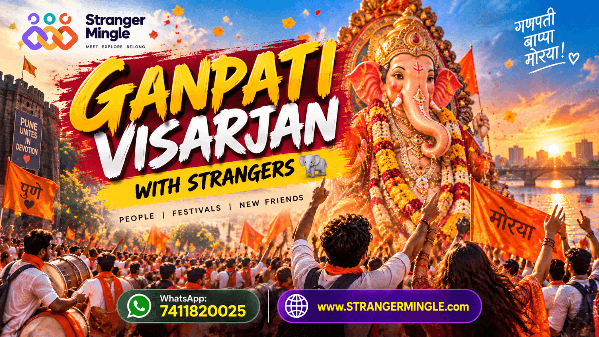 Ganpati Visarjan with Strangers | Pune Immersion Walk
