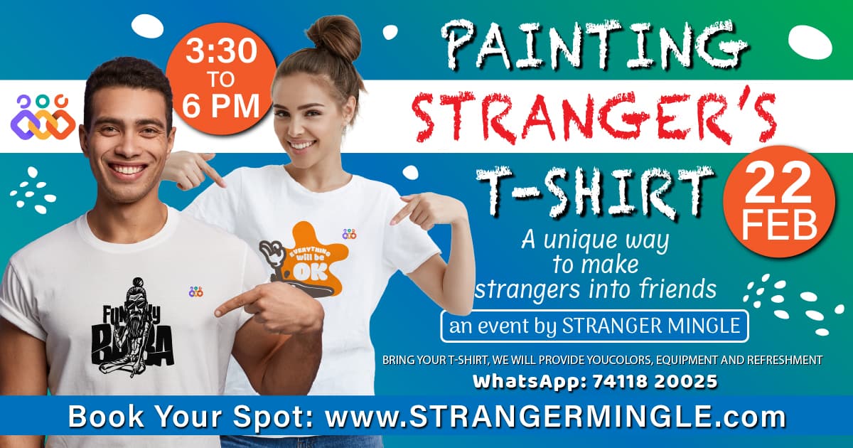 Painting Stranger's T-Shirt | Pune | 22 FEB